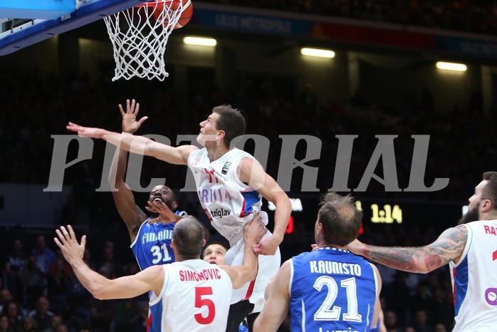 Basketball Eurobasket 2015  Team Serbia vs. Team Finland


