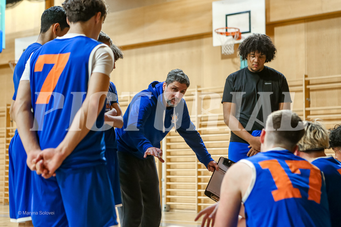 12.01.2025 Österreichischer Basketballverband 2024/25, SLMU19, Basket Flames WAT vs. BBU Salzburg