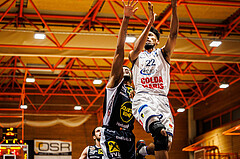 Basketball, win2day Basketball Superliga 2024/25, Grunddurchgang Runde 18, BBC Nord Dragonz, Gmunden Swans, Jalen Green (22)