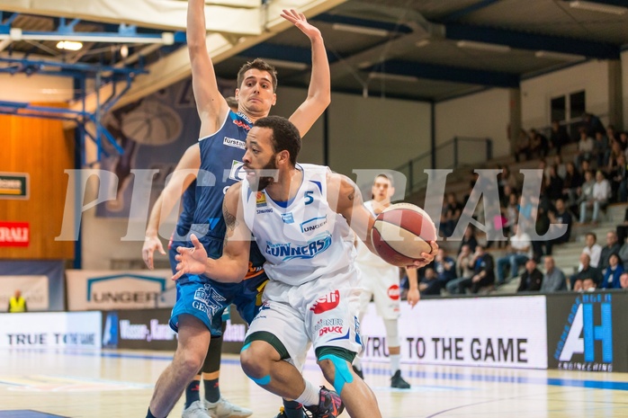 Basketball, ABL 2017/18, Grunddurchgang 15.Runde, Oberwart Gunners, Kapfenberg Bulls, Louis Dabney Jr. (5)