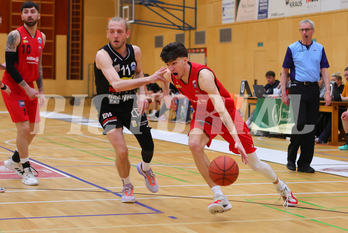 Basketball Zweite Liga 2022/23, Playoff, Semifinale Spiel 1 Mistelbach Mustangs vs. Mattersburg Rocks


