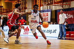 Basketball, win2day Basketball Superliga 2024/25, Grunddurchgang Runde 21
, BBC Nord Dragonz, BC Vienna, Austen Awosika (10)