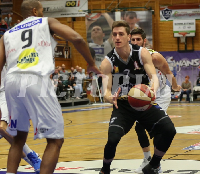 06.11.2017 Basketball ABL 2017/18 Grundudrchgang 7.Runde Gmunden Swans vs Traiskirchen Lions