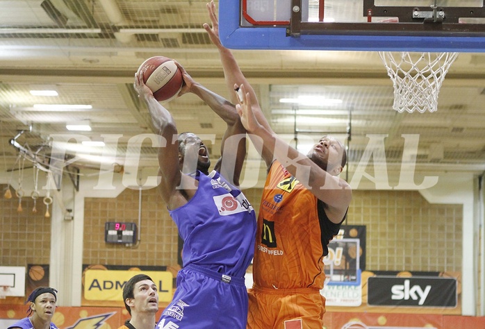 Basketball ABL 2015/16 Grunddurchgang 27.Runde  Fürstenfeld Panthers vs Oberwart Gunners
