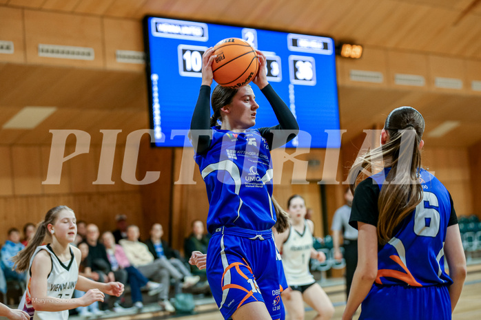 05.04.2025 Österreichischer Basketballverband 2024/25, SLWU16 Vienna United vs. DBB  Basketgirls Wels