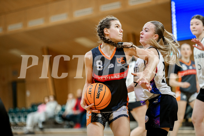 16.02.2025 Österreichischer Basketballverband 2024/25, SLWU16 Vienna United vs Basket Duchess