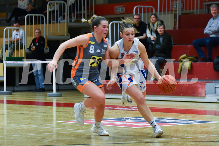 Win2Day Basketball, Damen Superliga 2022/23, Grunddurchgang 13. Runde, DBB LZ OÖ vs BK Raiffeisen Duchesse Klosterneuburg,
