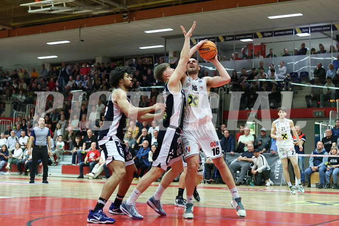 Basketball Superliga 2023/24, 8.Plazierungsrunde,
Flyers Wels vs. Gmunden Swans

