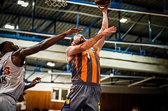 Basketball, ABL 2018/19, Grunddurchgang 31.Runde, Oberwart Gunners, Klosterneuburg Dukes, Predrag Miletic (8)