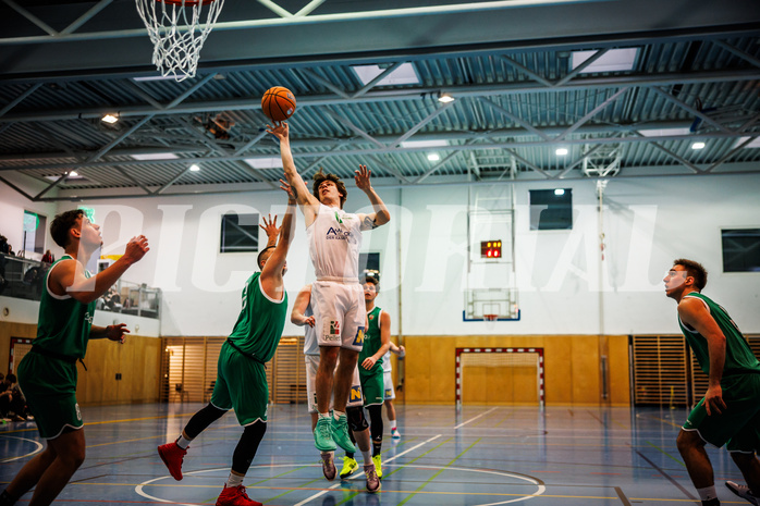 Basketball, Basketball Zweite Liga 2024/25, Grunddurchgang 16.Runde, UDW Alligators, KOS Celovec, Simon Marek (11)