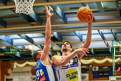 Basketball Superliga 2023/24, Playoff, Viertelfinale Spiel 1 Gmunden Swans vs. Oberwart Gunners