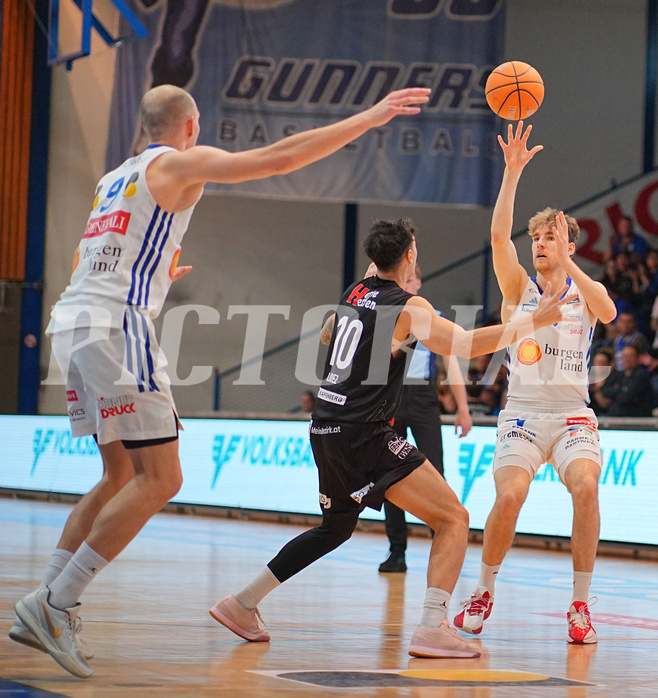 Basketball Superliga 2024/25, Playoffs, Viertelfinale Spiel 1 Oberwart Gunners vs. Kapfenberg Bulls


