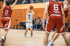 Basketball, Win2Day Superliga 2022/23, 5. Qualifikationsrunde, Vienna Timberwolves, Traiskirchen Lions, Jakob Szkutta (10)