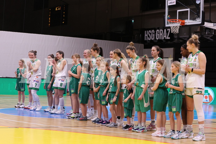 28.01.2024, Graz, Raiffeisen Sportpark, Basketball Damen Superliga 2023/24, Grunddurchgang 10.Runde, UBI Holding Graz - UBSC-DBBC Graz ,  