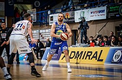 Basketball, ABL 2018/19, Playoff HF Spiel 1, Oberwart Gunners, Gmunden Swans, Enis Murati (4)