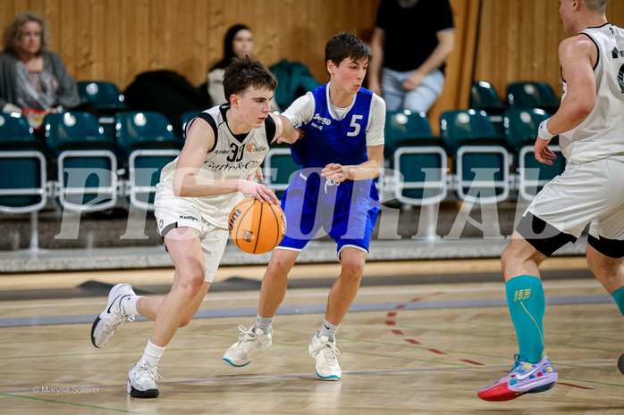 16.02.2025 Österreichischer Basketballverband 2024/25, SLMU16 Basket Flames WAT vs SG Salzkammergut