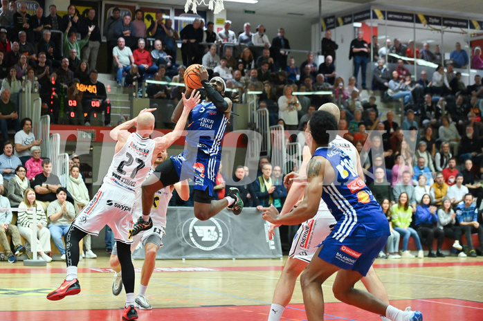 Basketball, Superliga 2024/25, Grunddurchgang 12.Runde, Flyers Wels vs. Oberwart Gunners,
