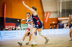 Basketball, Win2Day Basketball Damen Superliga 2023/24, Grunddurchgang 14.Runde, Vienna Timberwolves, SKN St. Pölten, Lilian Schwarzenecker (12)