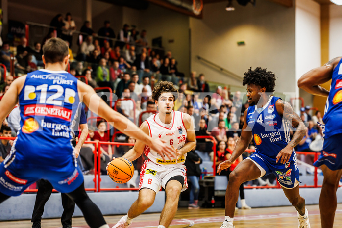 Basketball, win2day Basketball Superliga 2024/25, Grunddurchgang 6.Runde, Traiskirchen Lions, Oberwart Gunners, Aleksej Kostic (6)