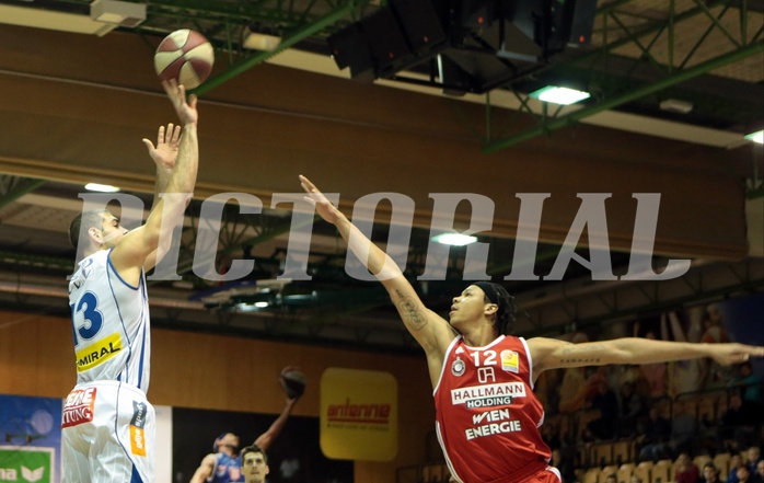 Basketball ABL 2016/17 Grunddurchgang 14. Runde Kapfenberg Bulls vs BC Vienna
