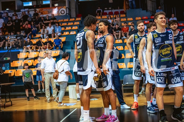 Basketball, Win2Day Superliga 2022/23, Playoff, Finale Spiel 4, BC Vienna, Gmunden Swans, 