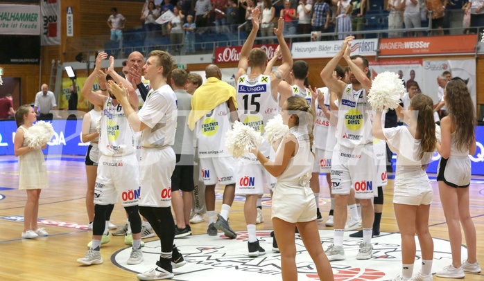 Basketball ABL 2017/18, Playoff Finale Spiel 3 Gmunden Swans vs. Kapfenberg Bulls 


