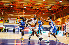 Basketball, win2day Basketball Superliga 2023/224, Grunddurchgang Runde 16, BBC Nord Dragonz, Oberwart Gunners, Austen Awosika (10)