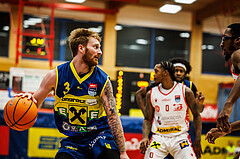 Basketball, win2day Basketball Superliga 2024/25, Grunddurchgang 18.Runde, Traiskirchen Lions, UBSC Graz, Cooper Robb (3)