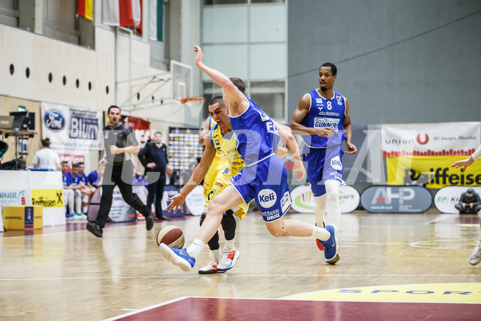 Basketball, Admiral Basketball Superliga 2019/20, Grunddurchgang 15.Runde, St. Pölten, Oberwart Gunners, Philip Jalalpoor (5)