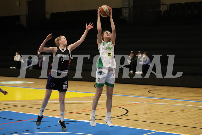 04.12.2021, Basketball Damen Superliga 2021/22, Grunddurchgang 6.Runde,  
UBI Graz vs. Vienna United