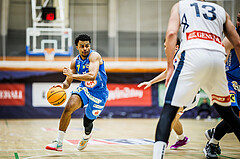 Basketball, Win2Day Superliga 2023/24, Grunddurchgang 13.Runde, Vienna Timberwolves, SKN St. Pölten, Steven Kaltenbrunner (7)