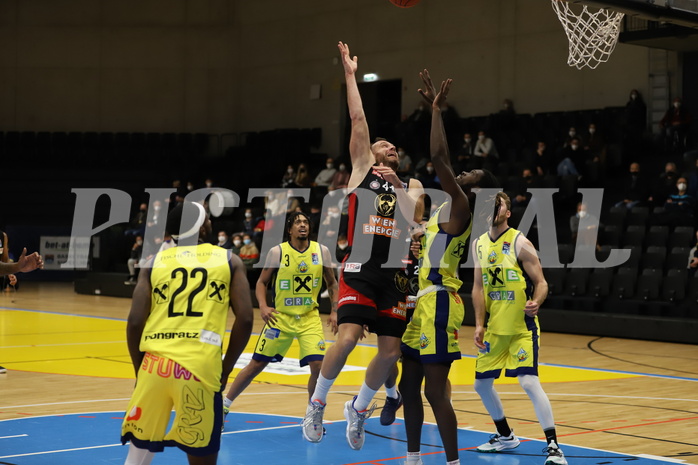 Basketball Superliga 2021/22, Grunddurchgang 8.Runde UBSC Graz vs. BC Vienna Basketball Superliga 2021/22, Grunddurchgang 8.Runde UBSC Graz vs. BC Vienna