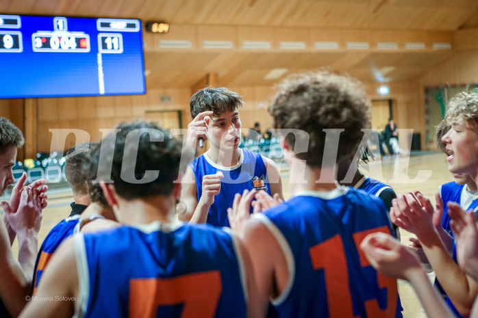 06.04.2025 Österreichischer Basketballverband 2024/25, SLMU16, Post SV Wien vs. BBU Salzburg