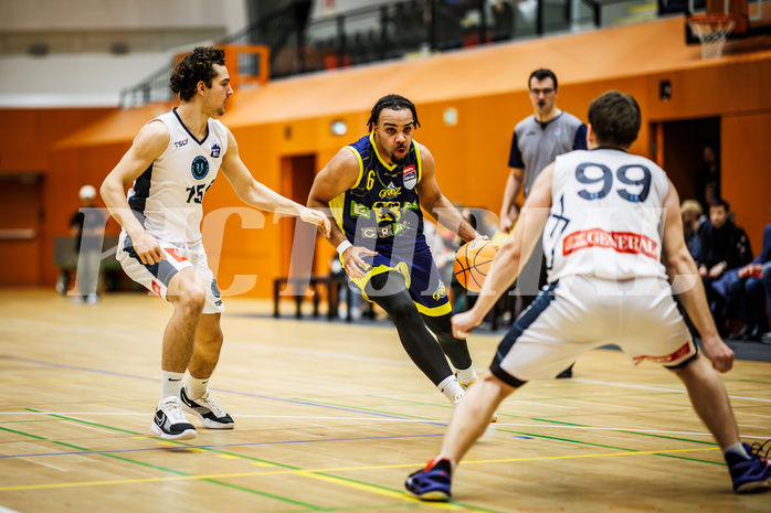 Basketball, Basketball Zweite Liga 2024/25, Grunddurchgang 17.Runde, Vienna Timberwolves, Future Team Steiermark, Nikhil Sacher (6)