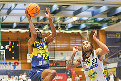 Basketball Superliga 2024/25, Playoffs, Viertelfinale Spiel 1 Gmunden Swans vs. UBSC Graz


