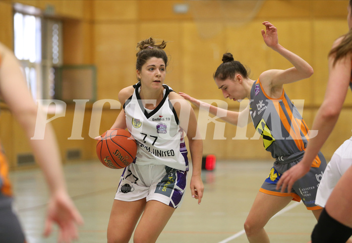 Basketball Damen Superliga 2021/22, Grundducrhgang 11.Runde Vienna United vs. Klosterneuburg Duchess