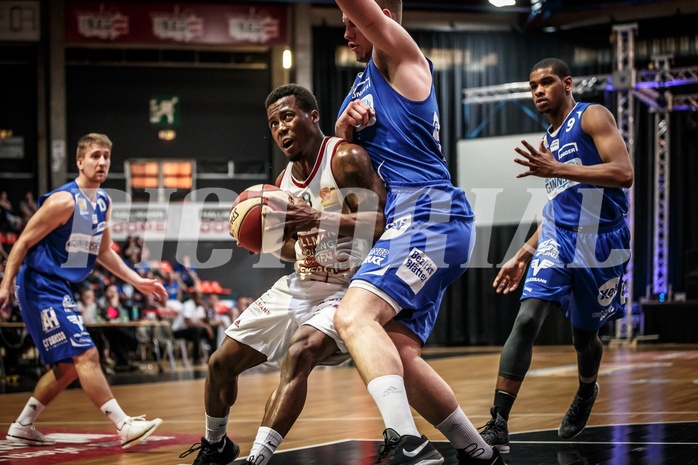 Basketball, ABL 2017/18, Grunddurchgang 36.Runde, BC Vienna, Oberwart Gunners, Reger Dowell (8)