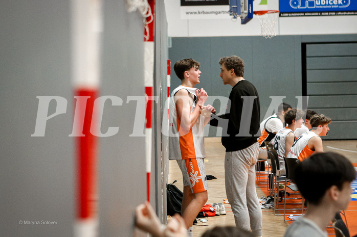 29.03.2025 Österreichischer Basketballverband 2024/25, SLMU16, Basket Dukes vs. KOS Celovec