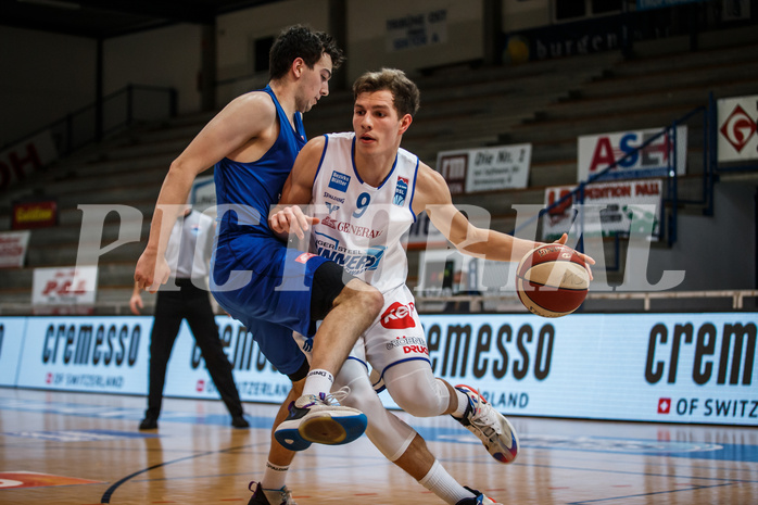 Basketball, bet-at-home Basketball Superliga 2020/21, Grunddurchgang 11. Runde, Oberwart Gunners, Vienna DC Timberwolves, Edi Patekar (9)