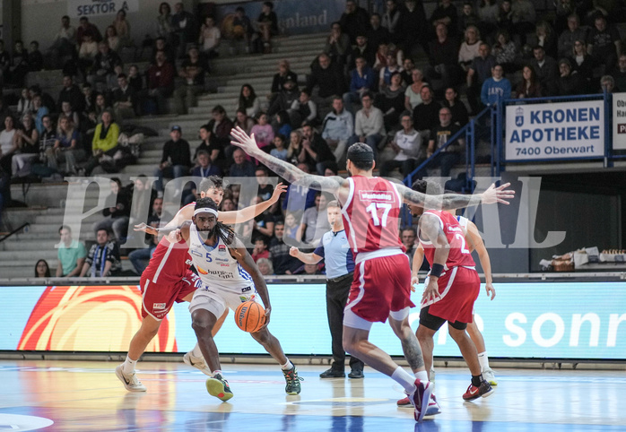 Basketball Superliga 2024/25, Grunddurchgang 11.Runde Oberwart Gunners vs. BC Vienna


