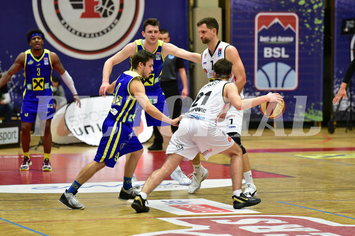 Basketball Superliga 2020/21, Grunddurchgang 14. Runde Flyers Wels vs. Graz