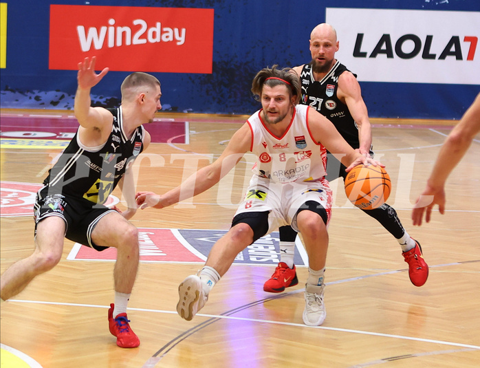 Basketball Superliaga 2024/25, Grunddurchgang 22.Runde Traiskirchen Lions vs. Flyers Wels



