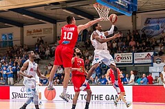 Basketball, ABL 2016/17, Playoff HF Spiel 2, Oberwart Gunners, WBC Wels, Andell Cumberbatch (13)