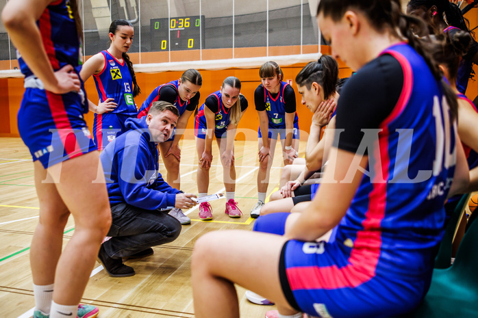 Basketball, Win2Day Basketball Damen Superliga 2024/25, Grunddurchgang 10.Runde, Vienna Timberwolves, UBSC DBBC Graz, Edvin Brkic (Head Coach)
