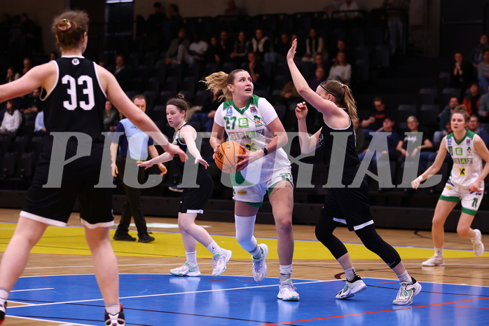 02.03.2024, Graz, Raiffeisen Sportpark, Basketball Damen Superliga 2023/24, Grunddurchgang 14.Runde, UBI Holding Graz - Basket Flames Women ,  