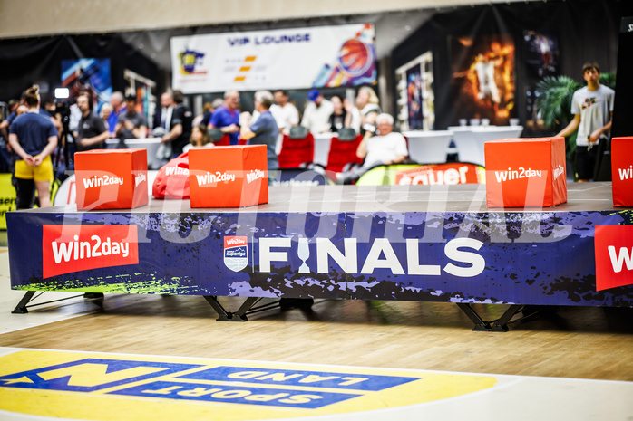 Basketball, Win2Day Basketball Damen Superliga 2023/24, Playoff, Finale Spiel 3, SKN St. Pölten, UBI Graz, 