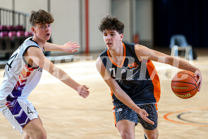 23.03.2025 Österreichischer Basketballverband 2024/25, SLMU16, Post SV Wien vs. Basket Dukes