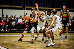 Basketball, Basketball Zweite Liga 2023/24, Grunddurchgang 1.Runde, Basket Flames, Mattersburg Rocks, Paul Schuecker (19)