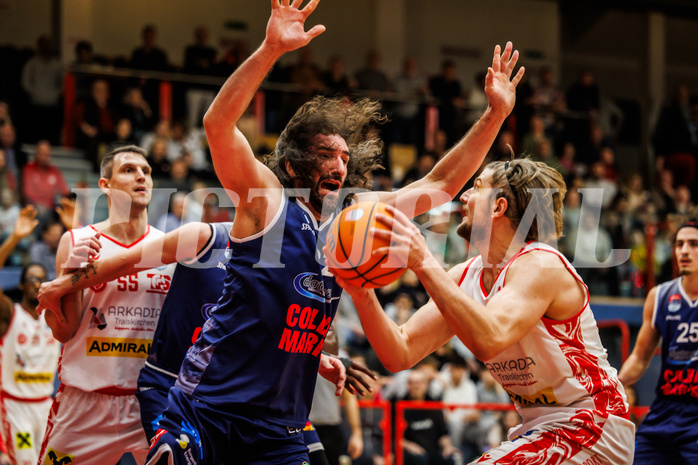 Basketball, win2day Basketball Superliga 2024/25, Grunddurchgang 20.Runde, Traiskirchen Lions, BBC Nord Dragonz, Moritz Lanegger-Rest (8)