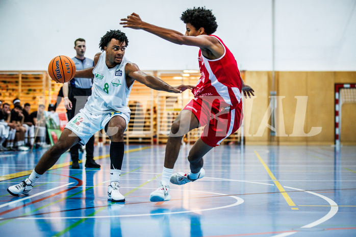 Basketball, Basketball Zweite Liga 2024/25, Grunddurchgang 1.Runde, Deutsch Wagram Alligators, Upper Austrian Ballers, Steven Kaltenbrunner (8)